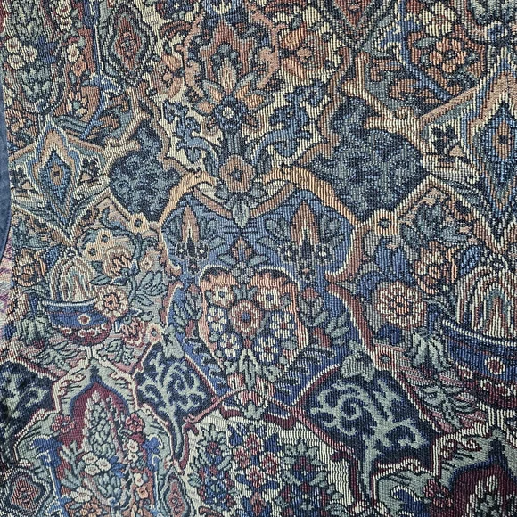 Vintage Tapestry Vest 3X - Picture 4 of 6